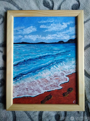 Картина акрилом Воспоминания