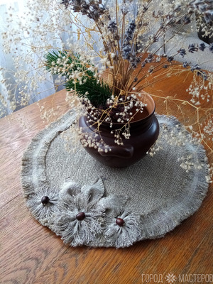 Салфетка декоративная. - 3