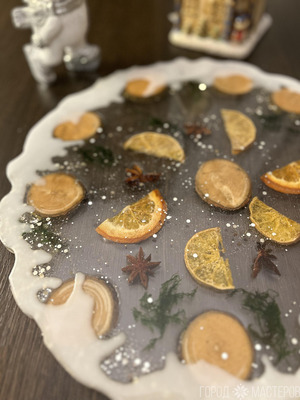 Поднос .Борд из эпоксидной смолы - 2