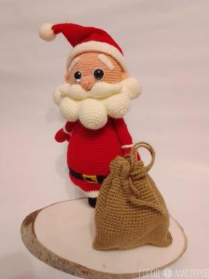 Вязаный Дед мороз . Новый год . Ручная работа - 2