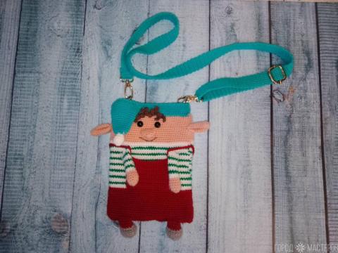 Детская сумочка-гном ручной работы