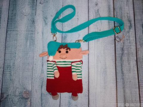 Детская сумочка-гном ручной работы - 2