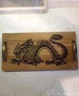 Поднос с ручками. - 3