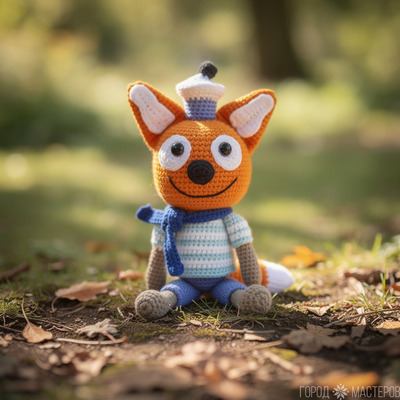 Вязаные Три кота. Карамелька,коржик,кампот - 6