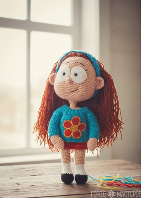 Вязаная кукла Мейбл из Гравити Фолз