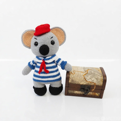 Вязаная игрушка коала - 2
