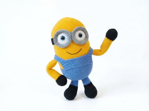 Вязаный миньон.32 см. Ручная работа - 4