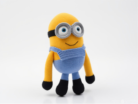 Вязаный миньон.32 см. Ручная работа - 6