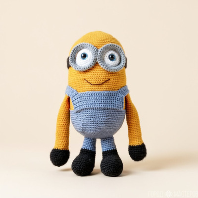 Вязаный миньон.32 см. Ручная работа - 7