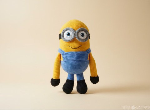 Вязаный миньон.32 см. Ручная работа - 8