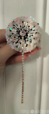 Брошь "Одуванчик"