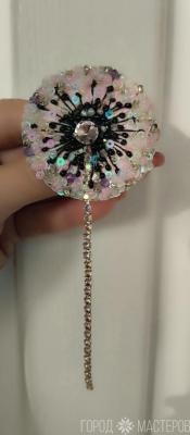 Брошь "Одуванчик" - 3