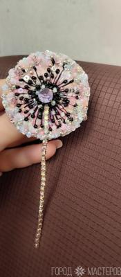 Брошь "Одуванчик" - 5