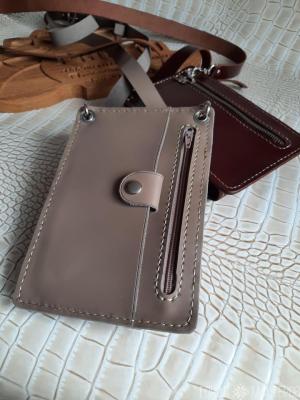 Сумка из натуральной кожи ручной работы - 3