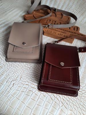 Сумка из натуральной кожи ручной работы - 4