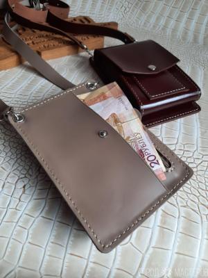 Сумка из натуральной кожи ручной работы - 5