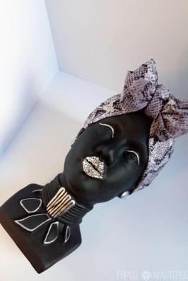 Скульптура-кашпо Африканка - 2