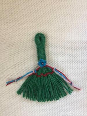 Народная обереговая кукла "Веник"