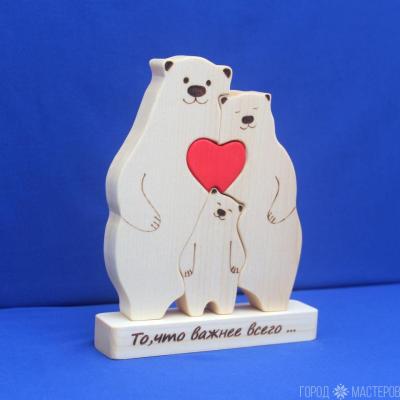 Семейные  статуэтки ручной  работы  из дерева почтой. - 3