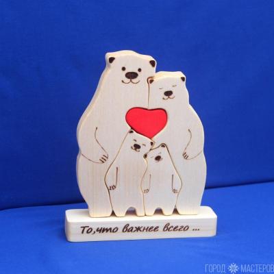 Семейные  статуэтки ручной  работы  из дерева почтой. - 4