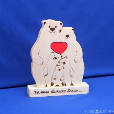 Семейные  статуэтки ручной  работы  из дерева почтой. - 5