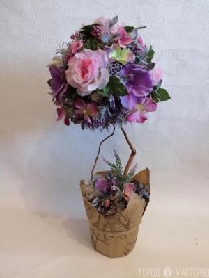 Топиарий-дерево счастья, любви и достатка.