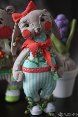 Зайка из лоскутков - 2