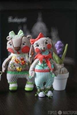 Зайка из лоскутков - 3