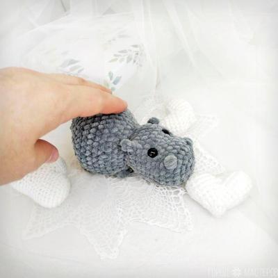 Бегемотик Пузатик. Велюровая игрушка - 3