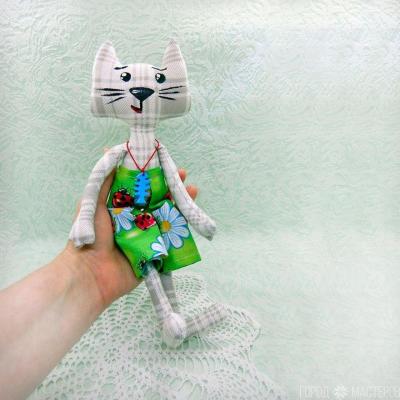 Кот-Хулиган. Текстильная игрушка - 5