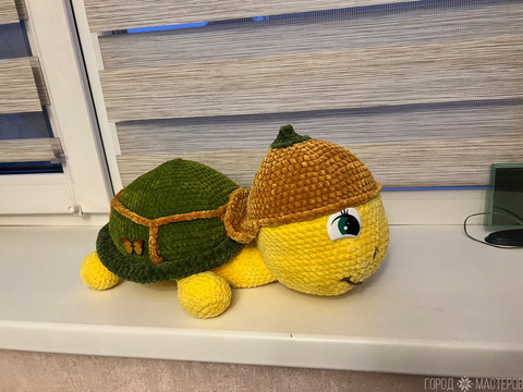 Черепаха из плюшевой пряжи - 2
