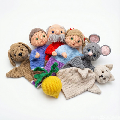 Вязаный кукольный театр "РЕПКА" - 4