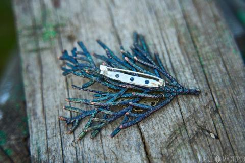 брошь "Туя" - 3