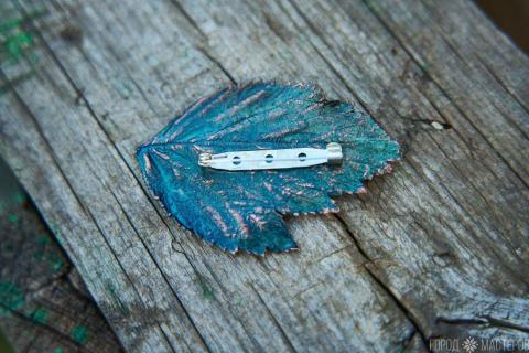 медная брошь - 3