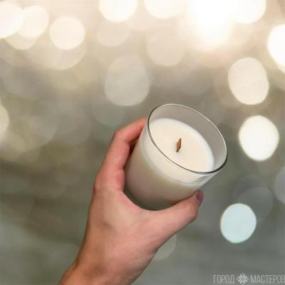 Свеча в стеклянном стакане 220 мл (горение ~ 45 часов)