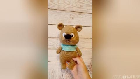 Вязаный хомяк крючком