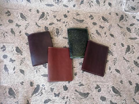 Обложка для паспорта, натуральная кожа, ручная работа - 2