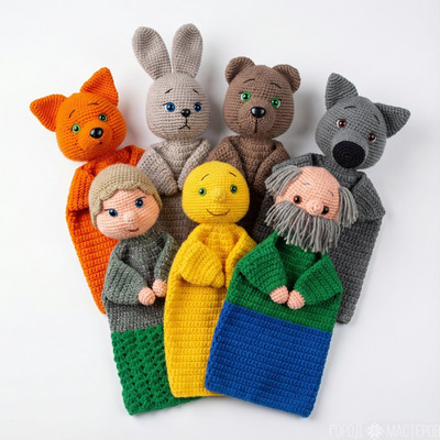 Вязаный кукольный театр ''Колобок'' - 2