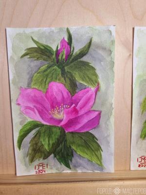 Акварельная открытка