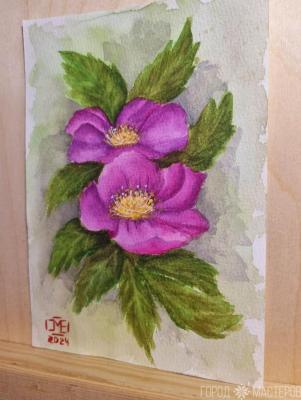 Акварельная открытка