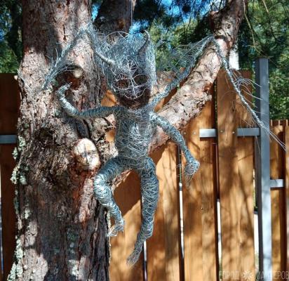 Проволочная скульптура "Джокер"