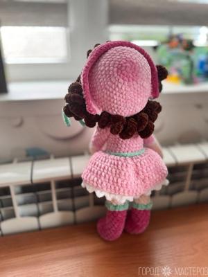 Кукла из плюшевой пряжи - 3