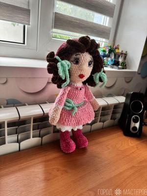 Кукла из плюшевой пряжи - 5
