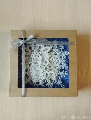 Набор снежинок на ёлку 10 шт. Диаметр 10-12 см. - 3