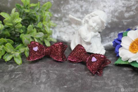 Бантки из фоамирана на первые хвостки