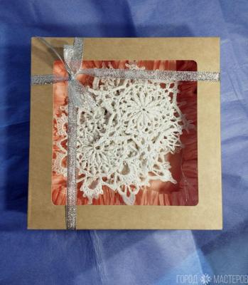 Набор новогодних снежинок, 10 шт. Диаметр 12 - 14 см. - 2