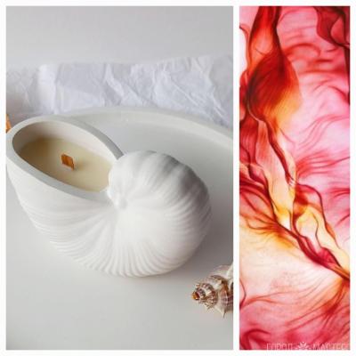 Ароматическая свеча - ракушка "Наутилус"