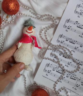 Ёлочные игрушки снеговики - 2