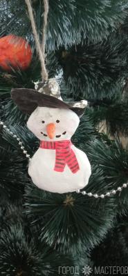 Ёлочная игрушка Снеговик