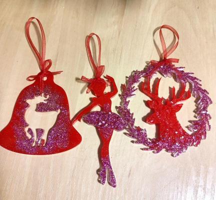 Ёлочные игрушки из смолы - 2